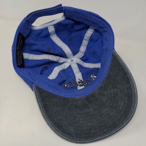 Distinctive Headwear Men's Strapback Hat Blue Embroidered Naples Florida Logo - Picture 6 of 7